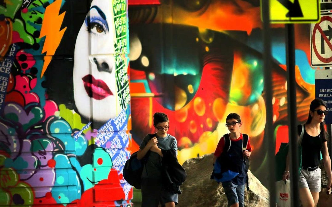 Underground at Ink Block Murals Featured in Boston Globe Cover Story on Public Art