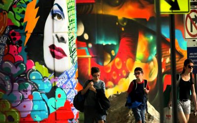 Underground at Ink Block Murals Featured in Boston Globe Cover Story on Public Art