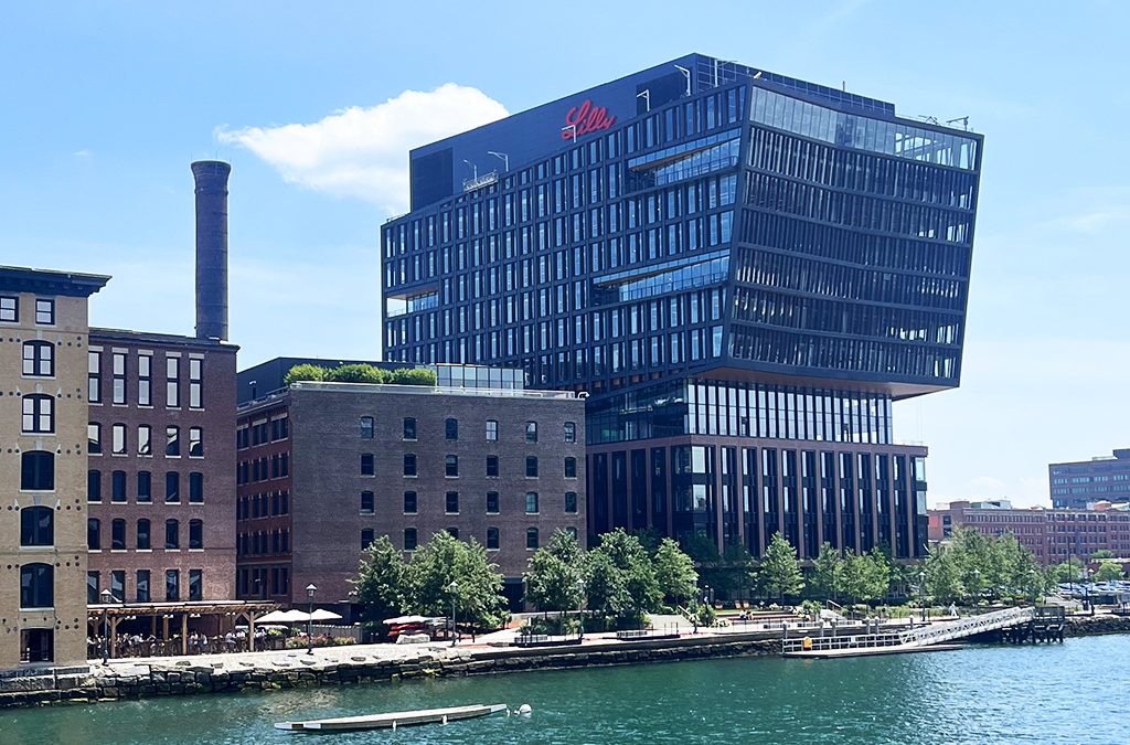 Eli Lilly opens $700 million research center on Fort Point Spot where GE Headquarters was once planned